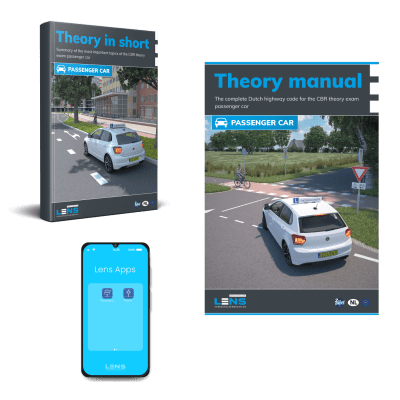 Auto Theorieboek Engels 2021 – Theory Book with Summary and Apps – Car Manual for CBR Dutch exam 2021